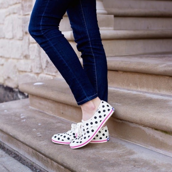 kate spade polka dot sneakers